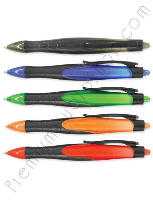 ปากกาพลาสติกสีสัน