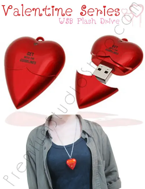 Flash Drive Valentine Series